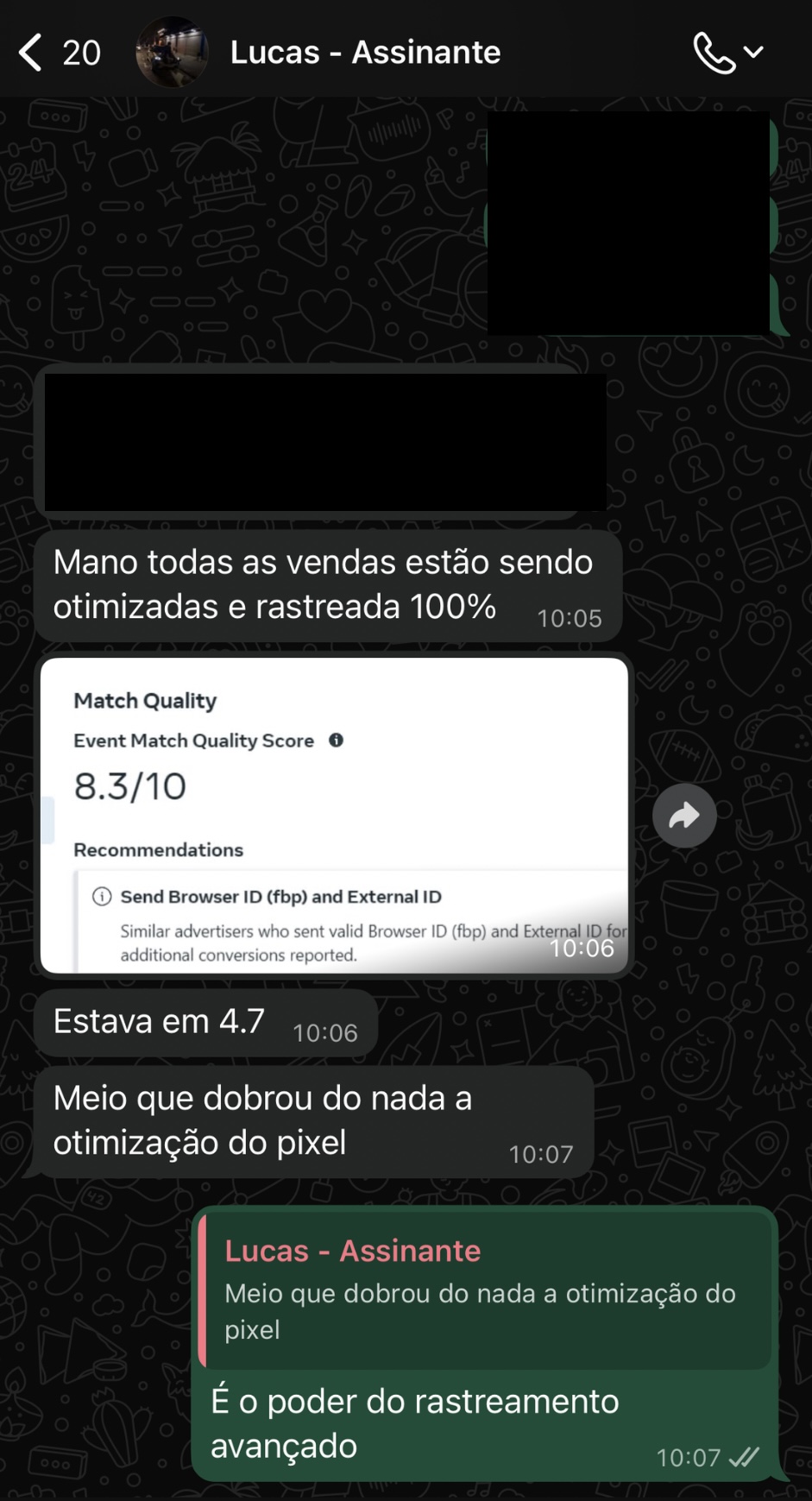 Prova de cliente 1